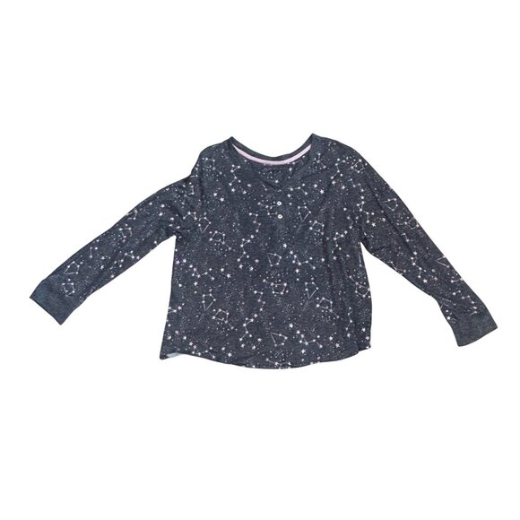 Cuddl Duds Womens L/G 14/16 Gray Constellation Lounge Set Polyester/Spandex 1886 - Picture 9 of 11